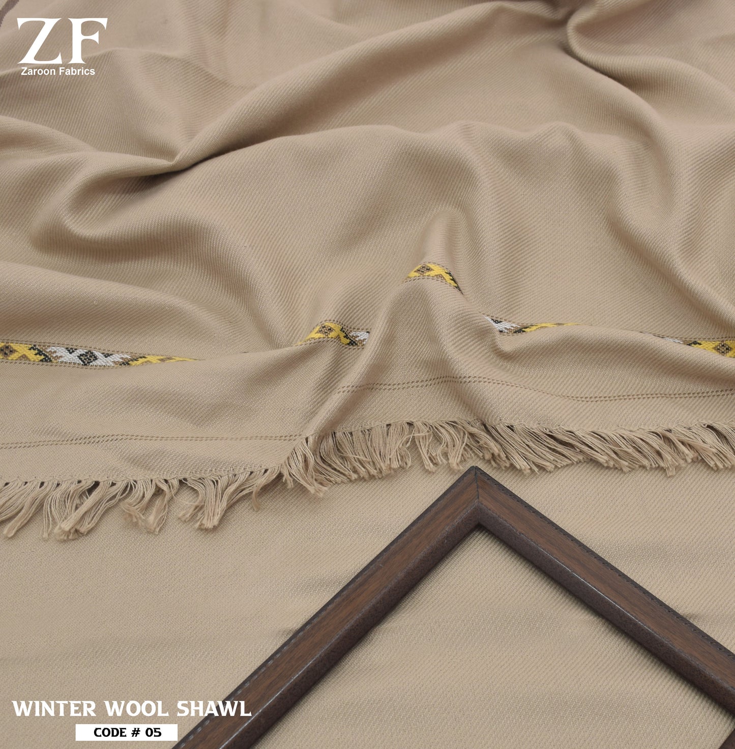 Light Brown Winter Shawl