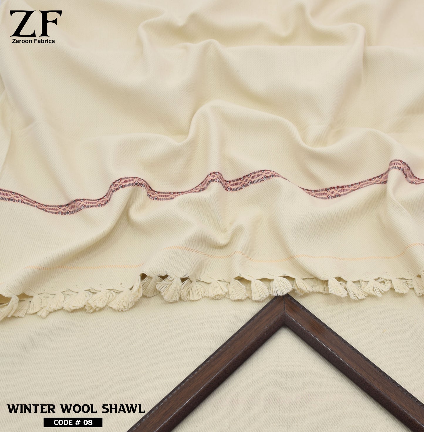 Off-White Winter Shawl