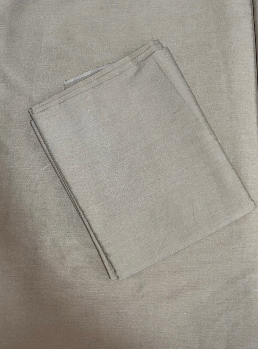 Light Brown Wash & Wear Unstitched Fabric for Men