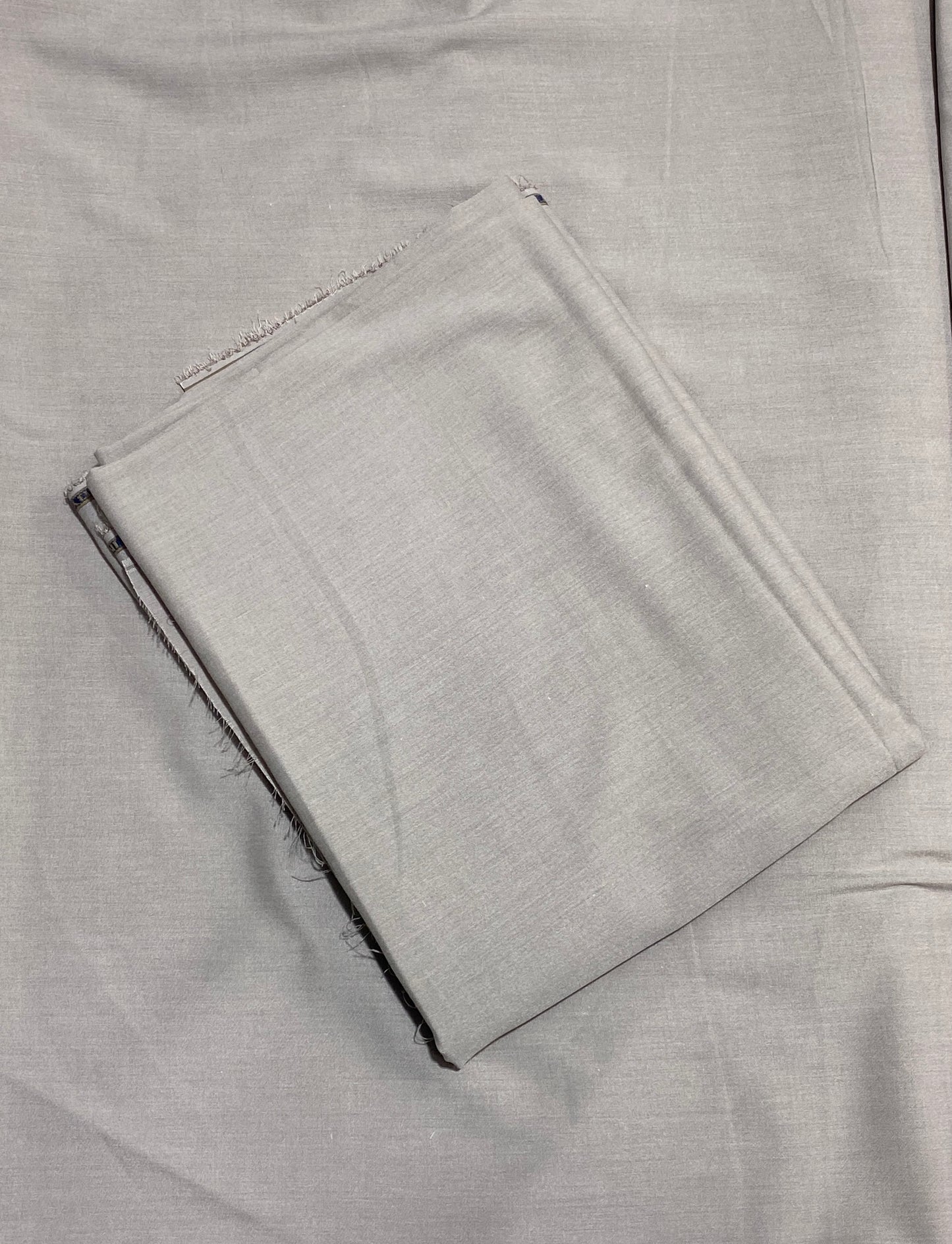 Light Gray Wash & Wear Unstitched Fabric for Men