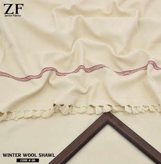 Off-White Winter Shawl