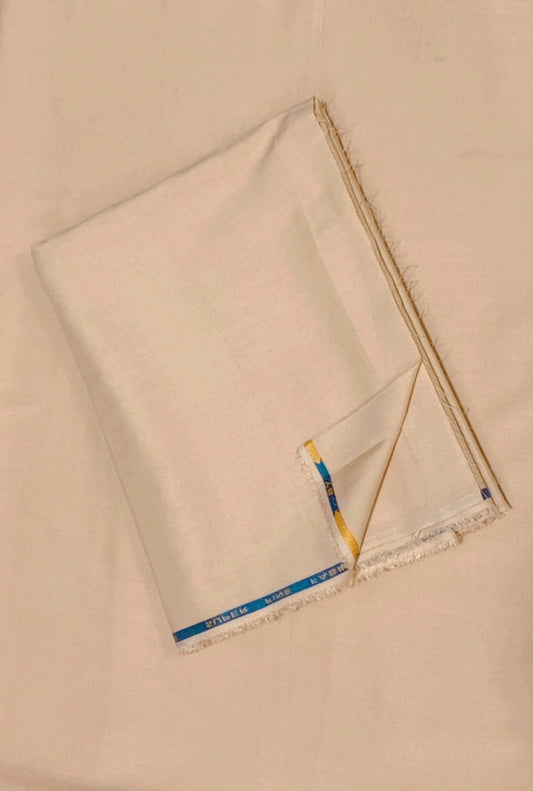 Skin Color Wash & Wear Unstitched Fabric for Men