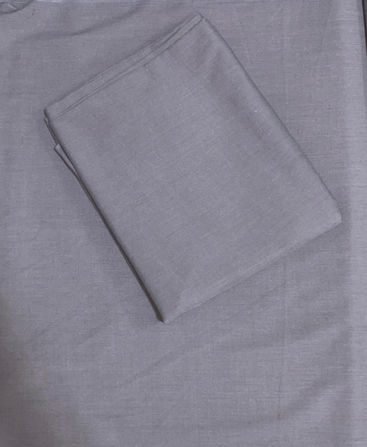 Dark Gray Wash & Wear Unstitched Fabric for Men